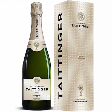 Taittinger Brut Reserve NV Chamapgne Gift Box Fifa World Cup