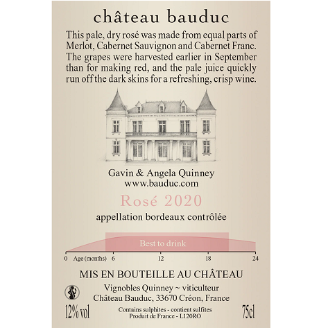 Château Bauduc Rosé 2023/2024